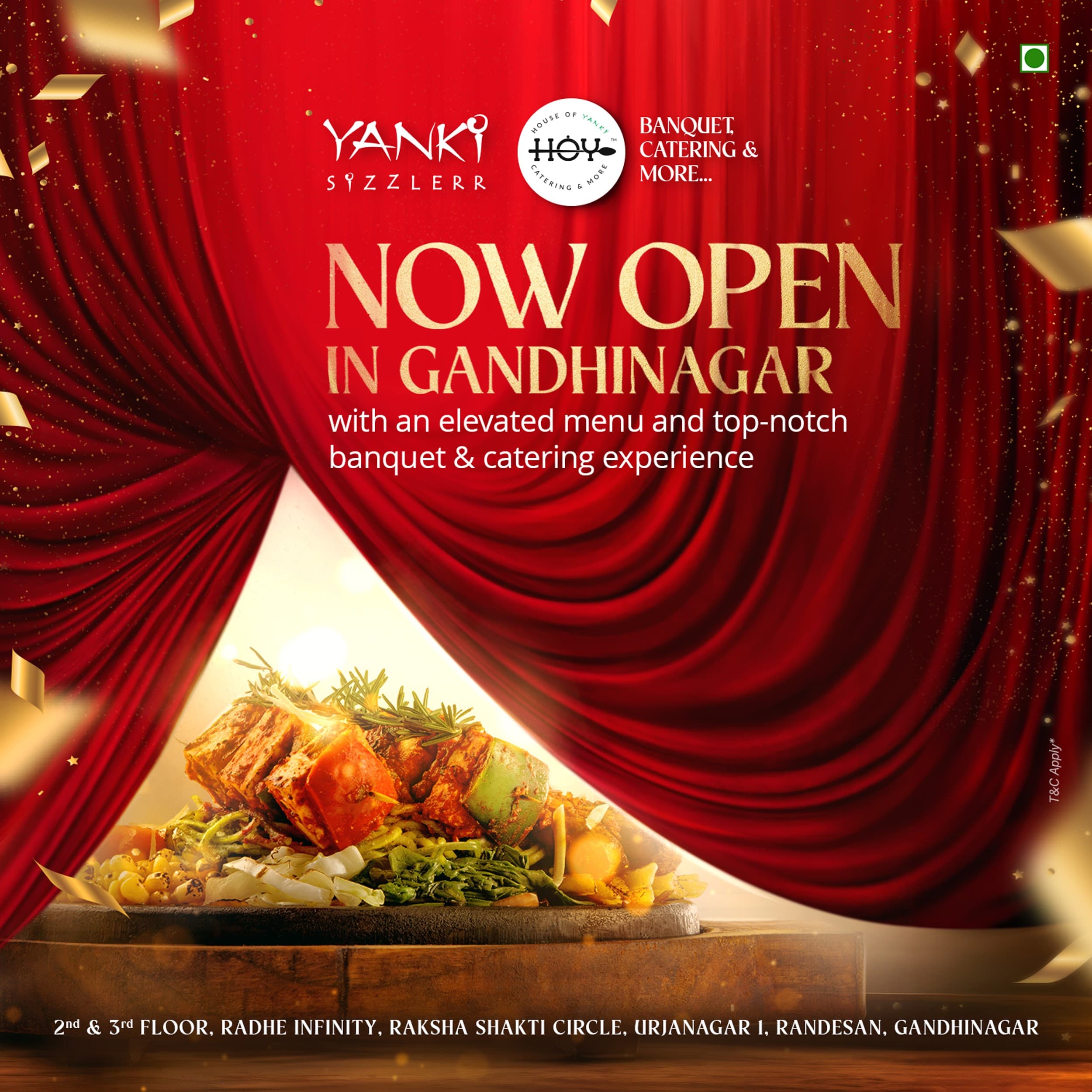 House of Yanki (HOY), Gandhinagar
